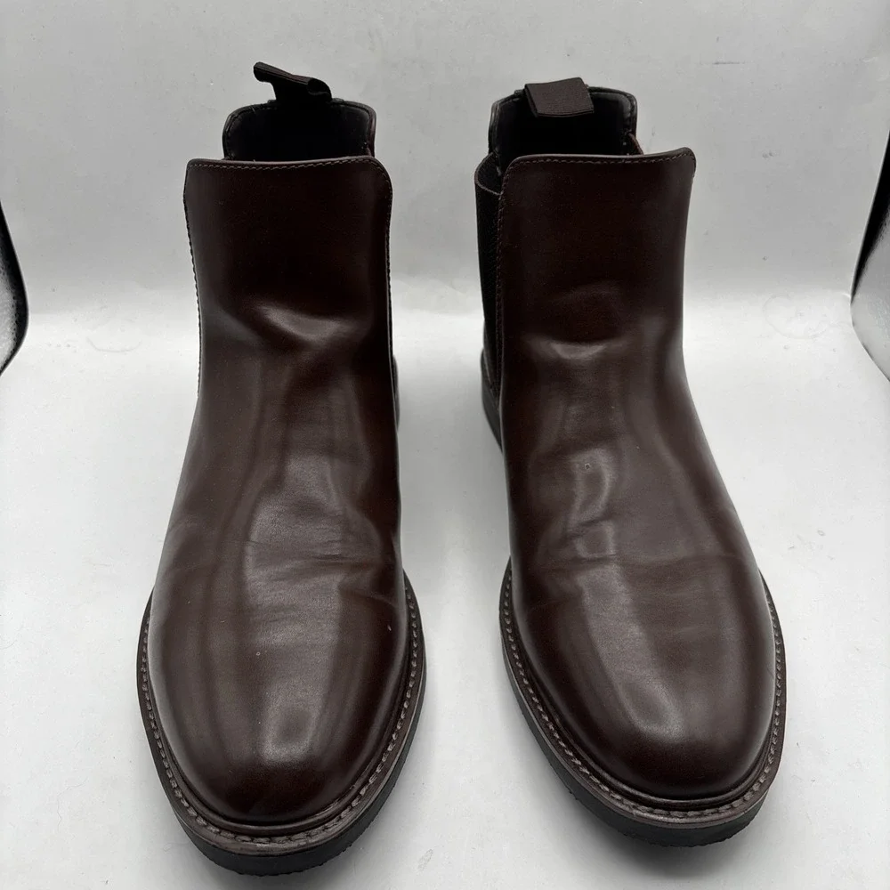 Unlisted by Kenneth Cole BROWN Men's‎ Peyton Chelsea Boots Size 9